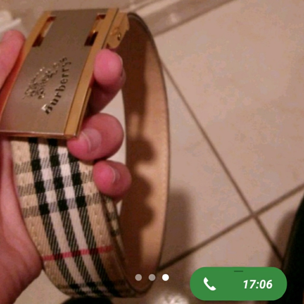 Authentic burberry belt